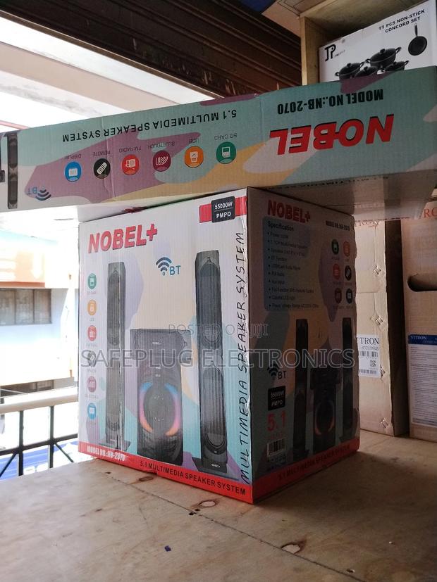 Nobel Tall Boy Speakers Pmpo + Bluetooth Home Theatre - Nb 2070