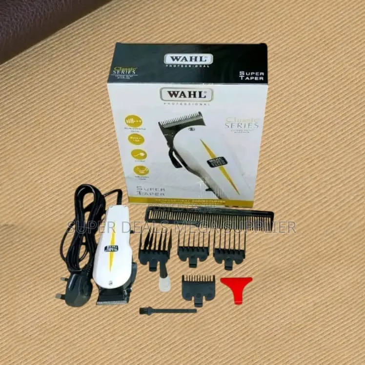 Wahl Super Taper Corded Electric Hair Clipper Shaver for Kinyozi