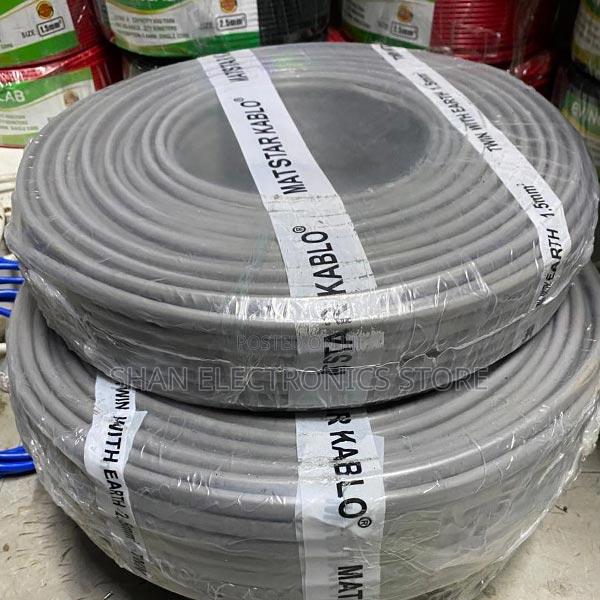 90m Roll .Matstar 1.5mm Twin With Earth House Wiring Cable
