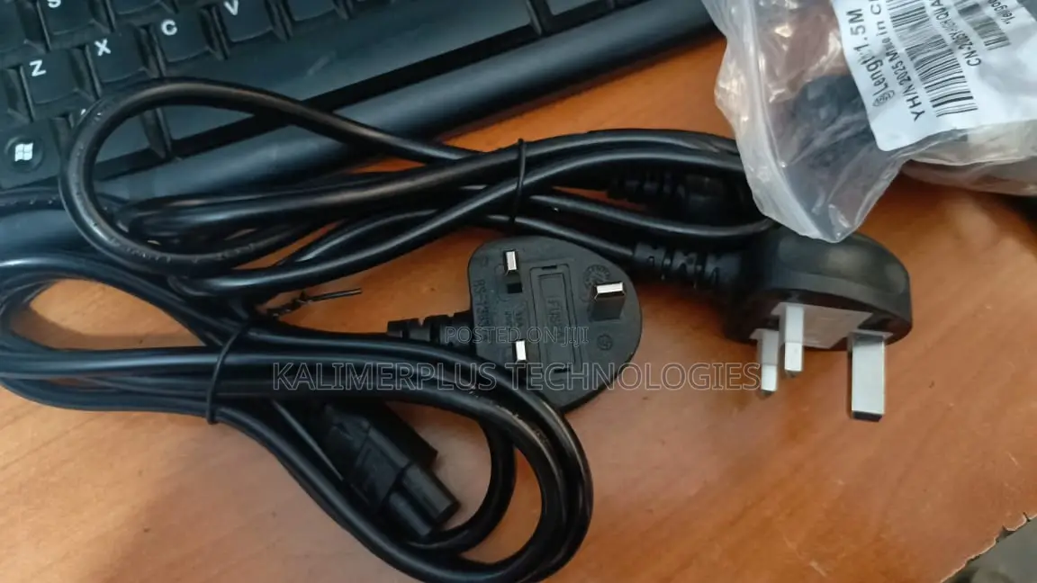 White Fuse Power Cable