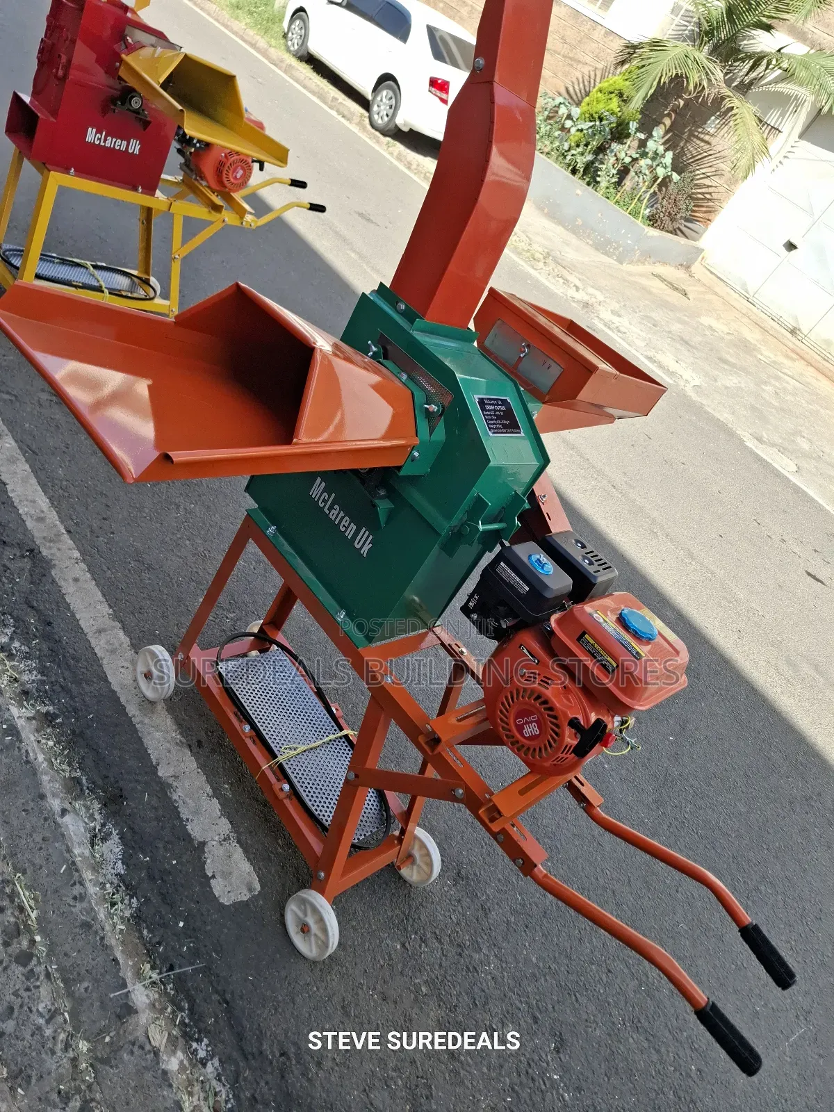 Animal  Feed Chopper Machine With 8hp Gasoline Engine