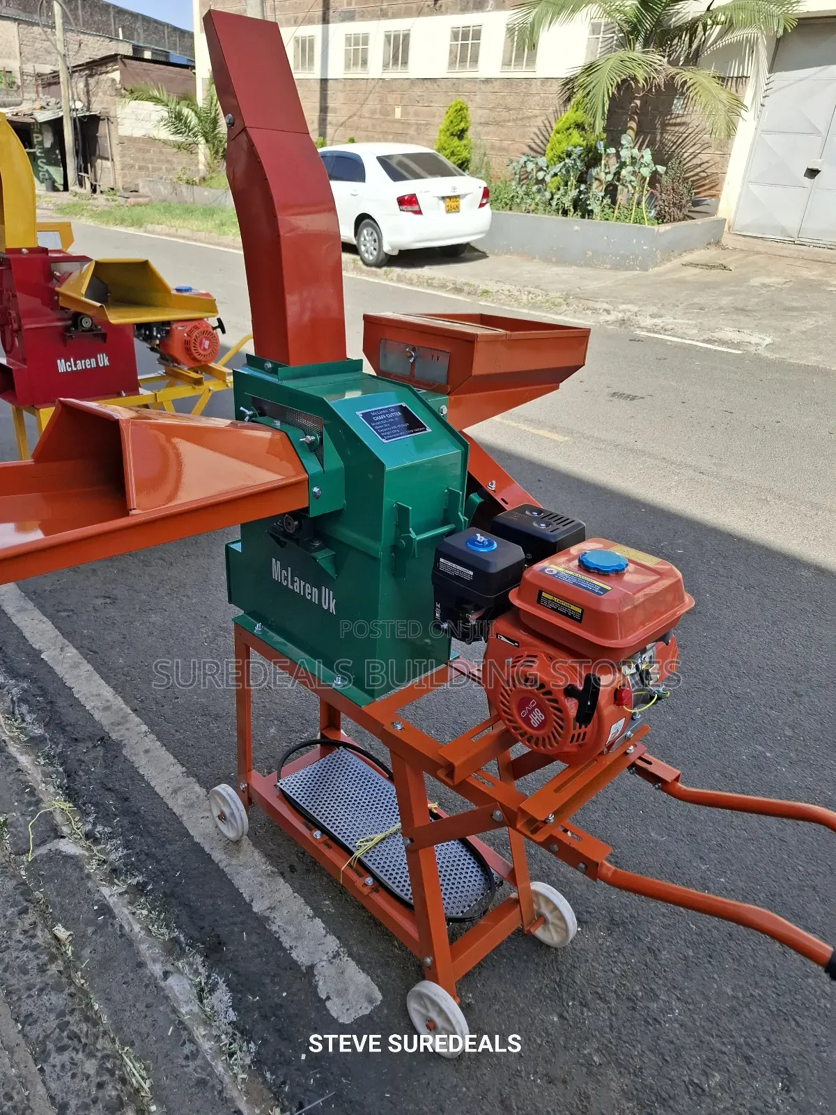 Animal  Feed Chopper Machine With 8hp Gasoline Engine