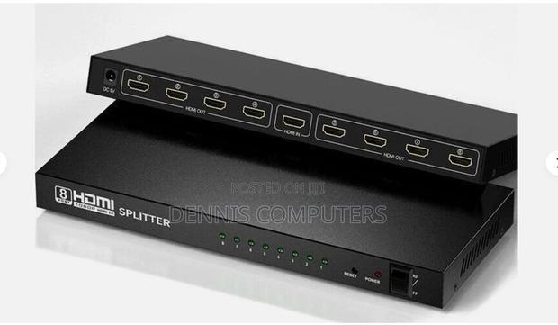 Hdmi Splitter 1 in 8 Out 1×8 / 8 Port Eight Outputs Distribution Repe
