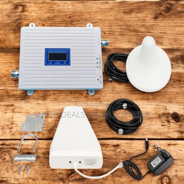 2g 3g 4g Mobile Signal Booster Tri-Band 900/1800/2100mhz Indoor