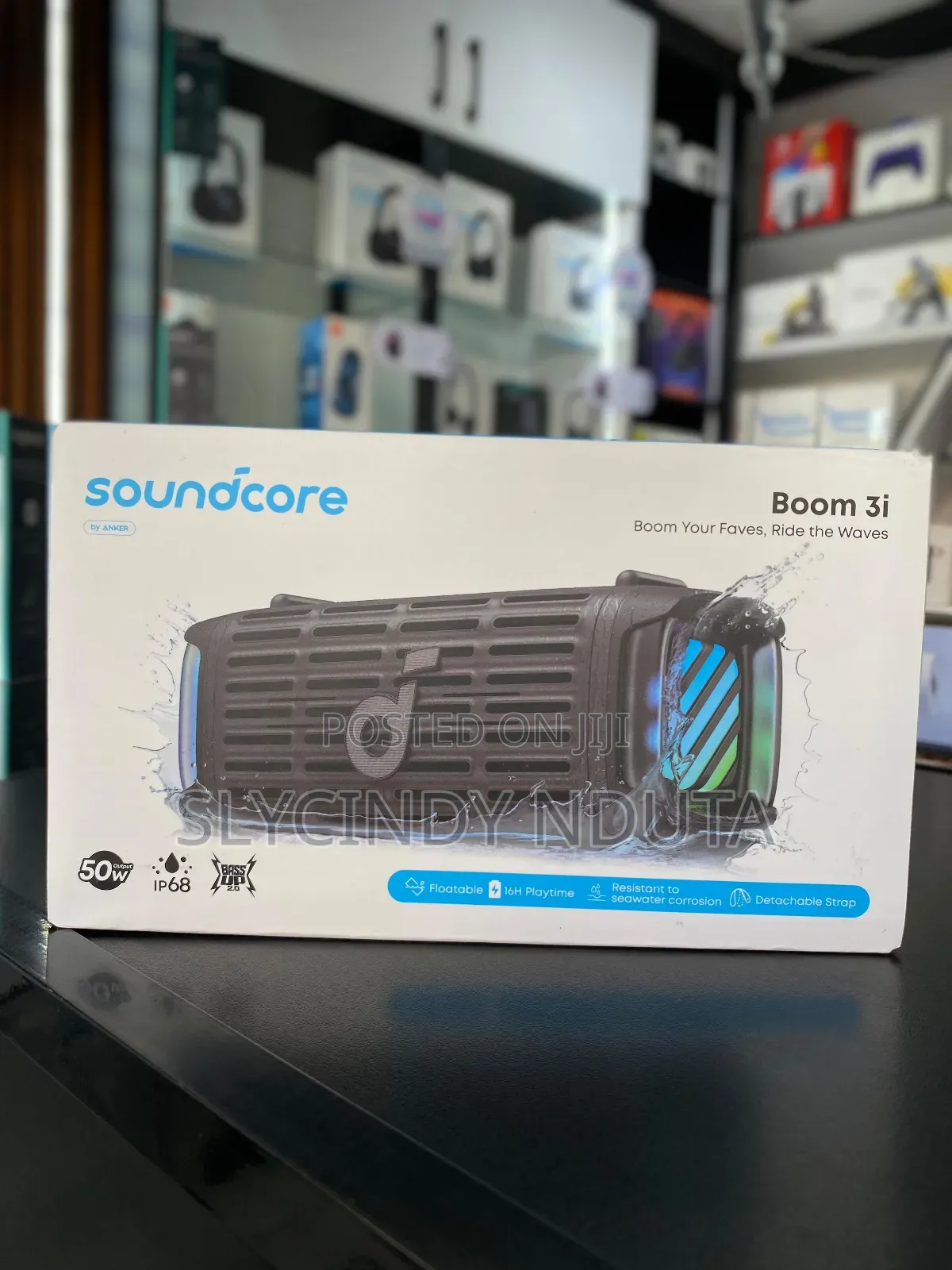 Anker Soundcore Boom 3i Portable Bluetooth Speaker