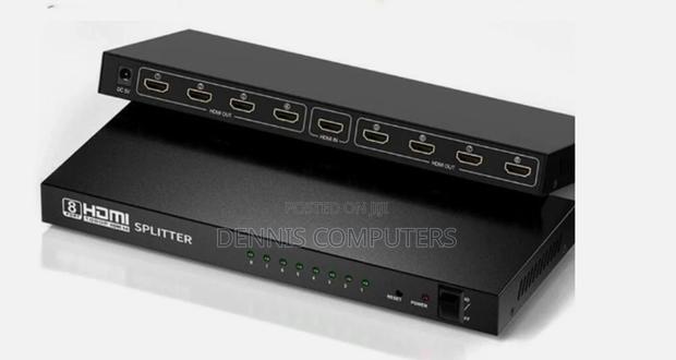 Hdmi Splitter 1 in 8 Out 1×8 / 8 Port Eight Outputs Distribution Repe
