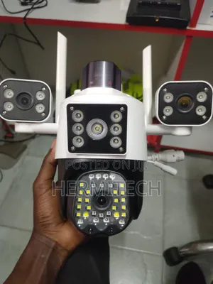 Wifi Triple Lens With Ethernet Port and Alarm Siren Electric Model
