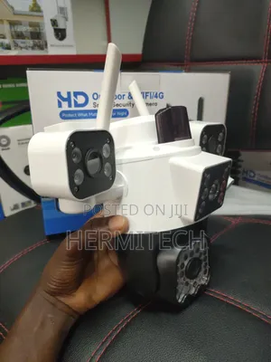 Wifi Model Triple Lens Camera With Ethernet Port and Strobe Light