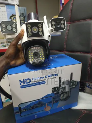 Outdoor 3 Lens Wifi Electric Model CCTV With Ethernet Port and Alarm
