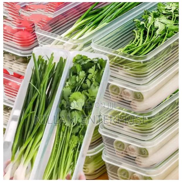 Refrigerator Herb Storage Boxes/ Fresh Keeping Crisper Organizer - thumbnail 3