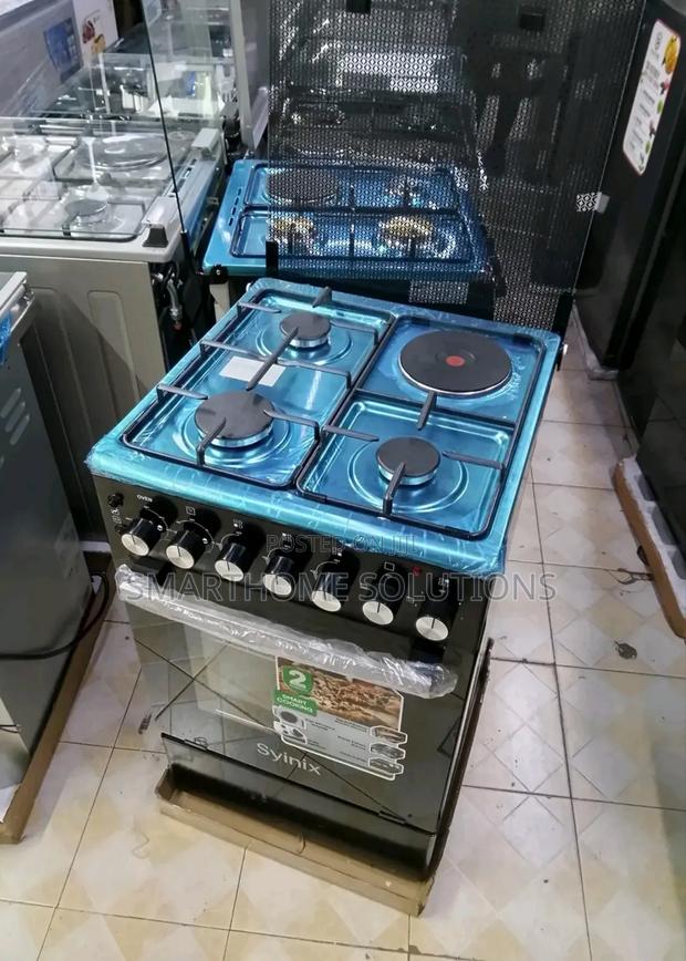 50×55 Syinix 3+1 Standing Cooker With Lectric Oven