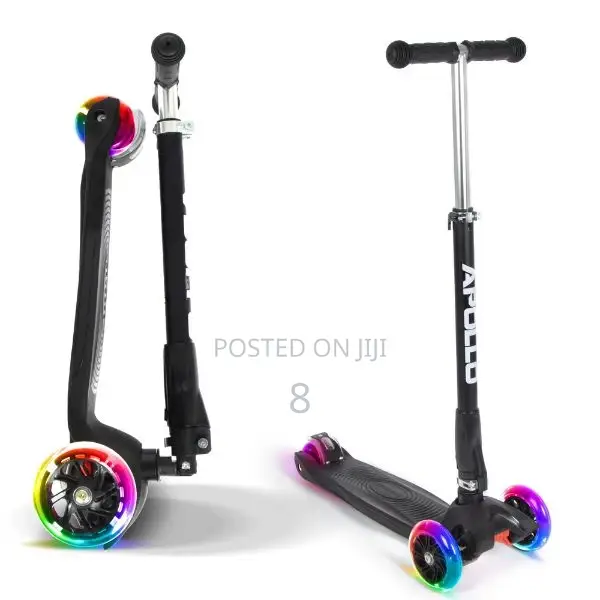 Kids Scooter With Colorful Printed Deck