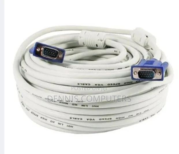 Vga Cable 30m, White in Colour