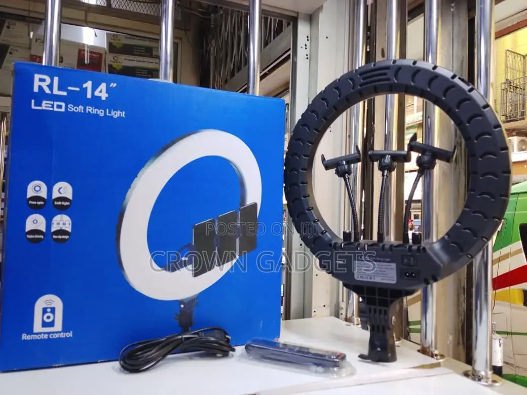Rl-14 14 Inch Led Soft Ring Light With Stand Remote