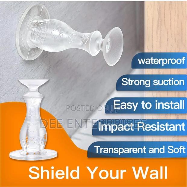 8.5cm Long Strong Adhesive Silicone Door Stopper