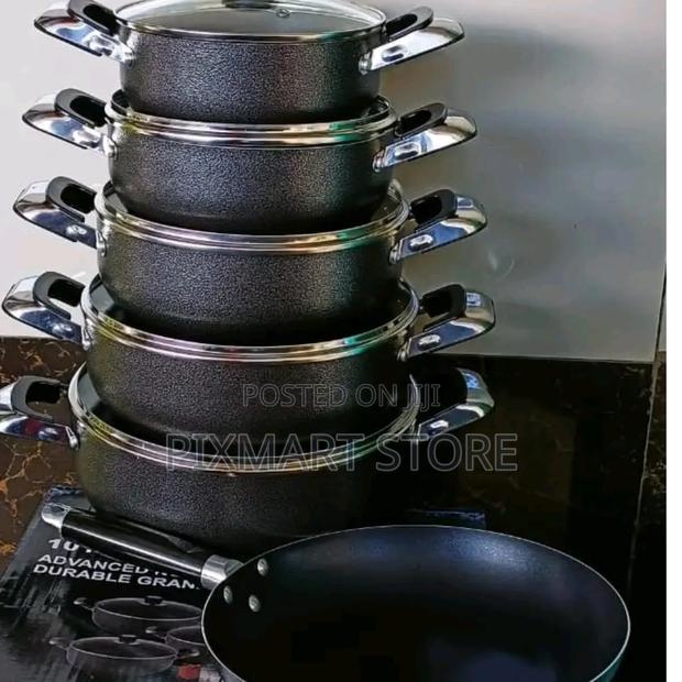 Jp 10pcs Nonstick Cookware Set With Free Pan