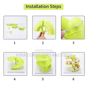 Sliding Spiral Egg Holder / Fruit Holder