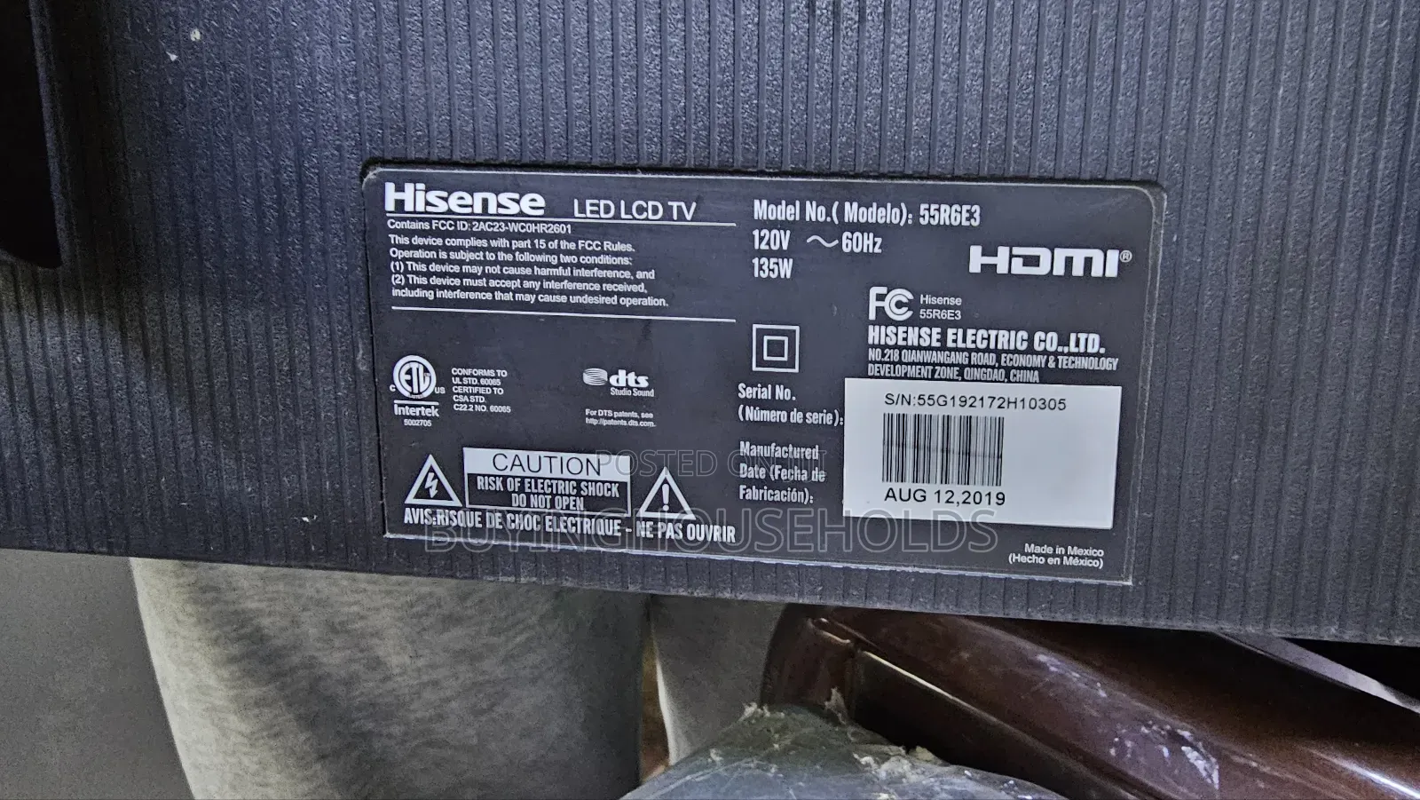 Hisense 55" Smart Tv,Trade in Plus Cash