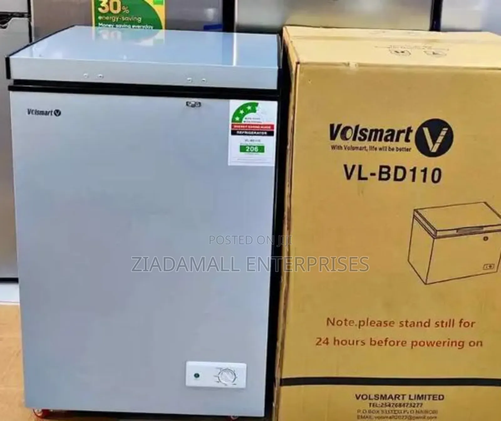 Freezer Volsmart 110 Litres Compact Deep Freezer