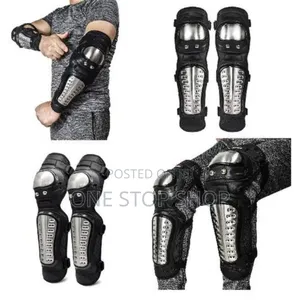 Probiker Motorbike Knee+Elbow Guards With Adjustable Straps