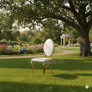 Modern Stainless Steel Stackable Wedding Chair