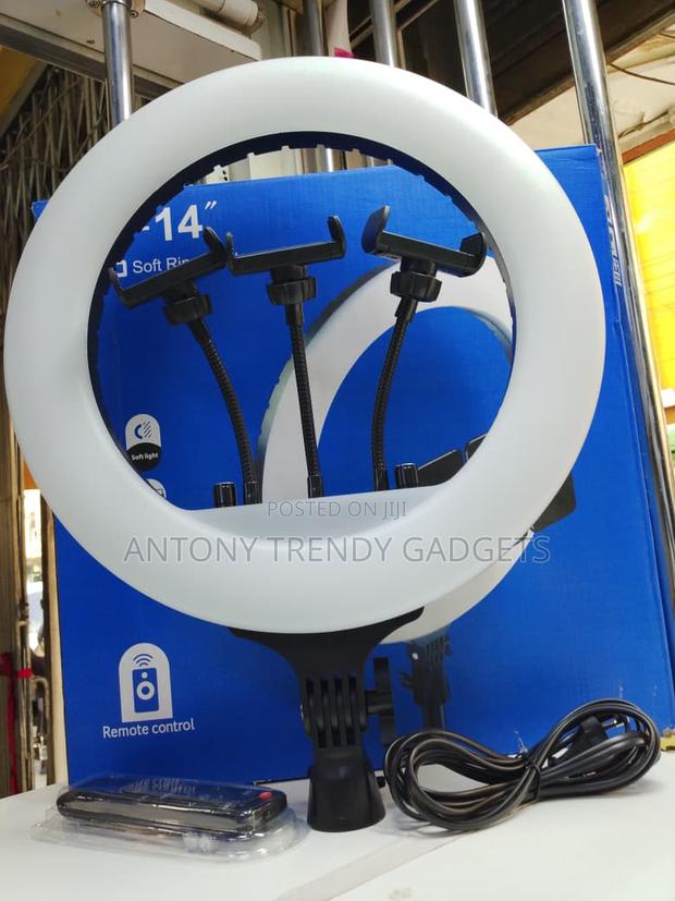 Rl-14 14′′ Led Ring Light With Tripod Stand & Remote - main view