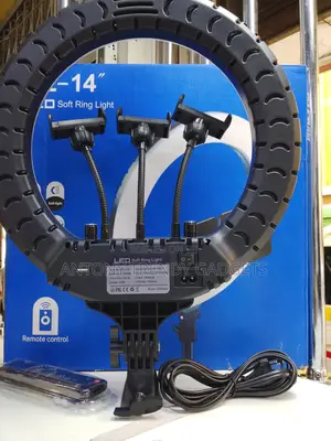 Rl-14 14′′ Led Ring Light With Tripod Stand & Remote