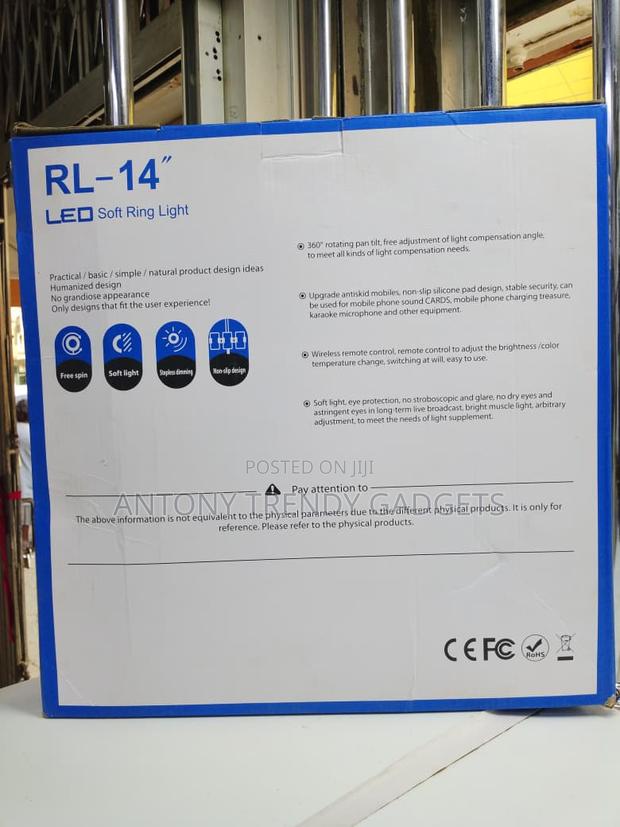 Rl-14 Studio Ring Light For Streaming, Tiktok & Youtube - thumbnail 4