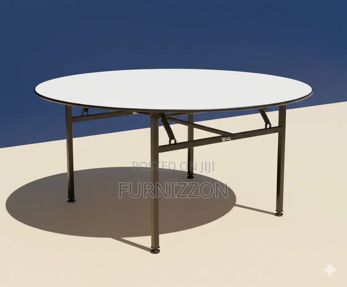 Classic 1.5m Wooden Round Folding Table