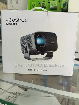 This Is a Vevshao by Byintek Portable Smart Projector.