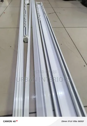 White Aluminium Curtain Rails White Aluminium Curtain Rails