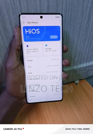Tecno Camon 40 Pro 256 GB Gray
