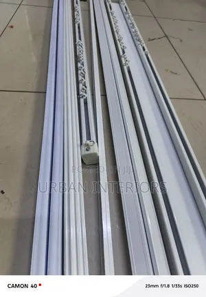 Double Curtain Rails for High Roof Windows