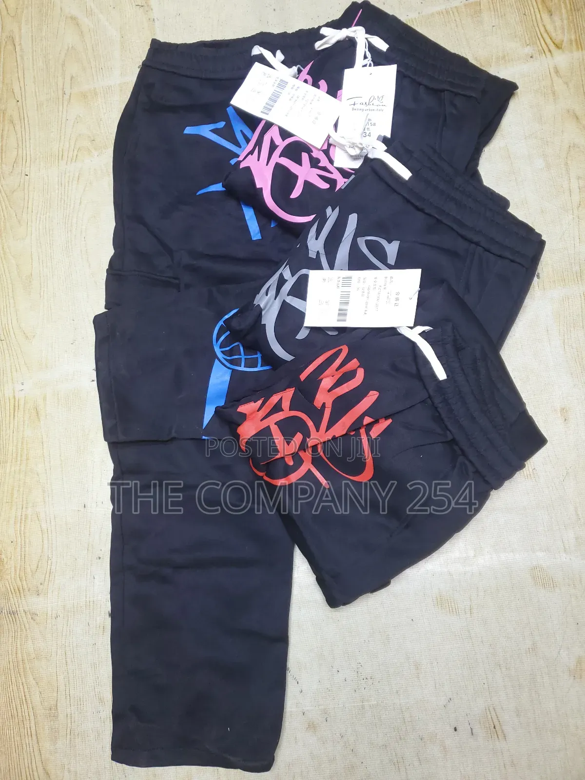 Quality Unisex Side Pocket Cargo Baggy Minus 2 Pants