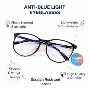 Anti Blue Light Computer Glasses for Men Women Square Frame