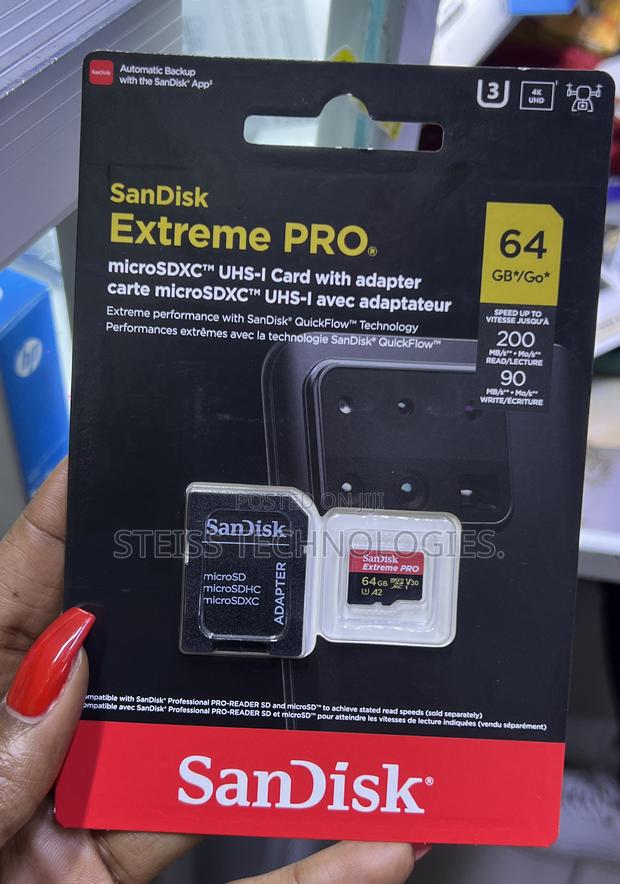 64gb Extreme Pro Memory Card - thumbnail 5