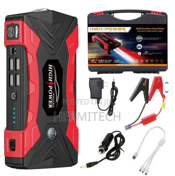 Jump Starter With 12v Lithium Battery Power Bank