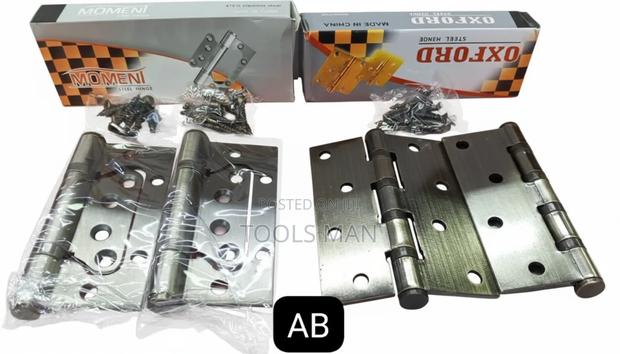 Door Hinges-Pair. 4 Inch Antique Ab Hinge - main view