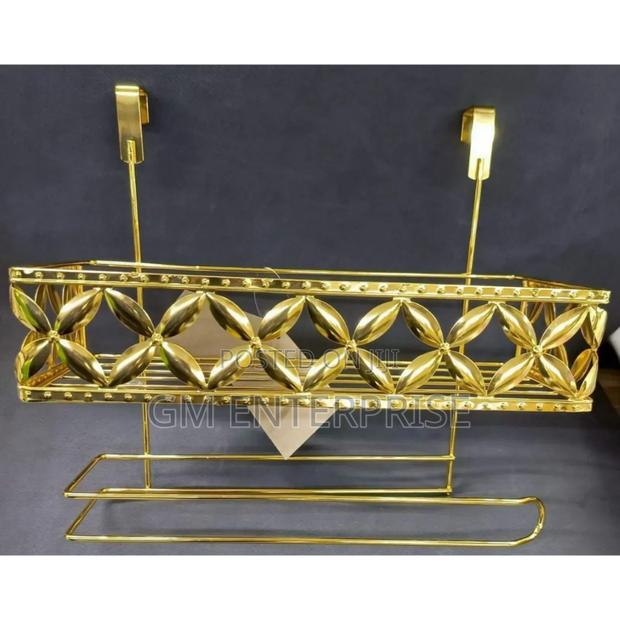 Gold Over the Door Rack - main view