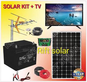 200w Solar - 120ah Battery - 20a Controller - 22" Digital Tv Full Kit - thumbnail 2
