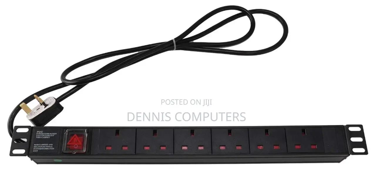 6-way Pdu Uk Metallic