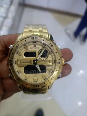 Naviforce Watch- Gold