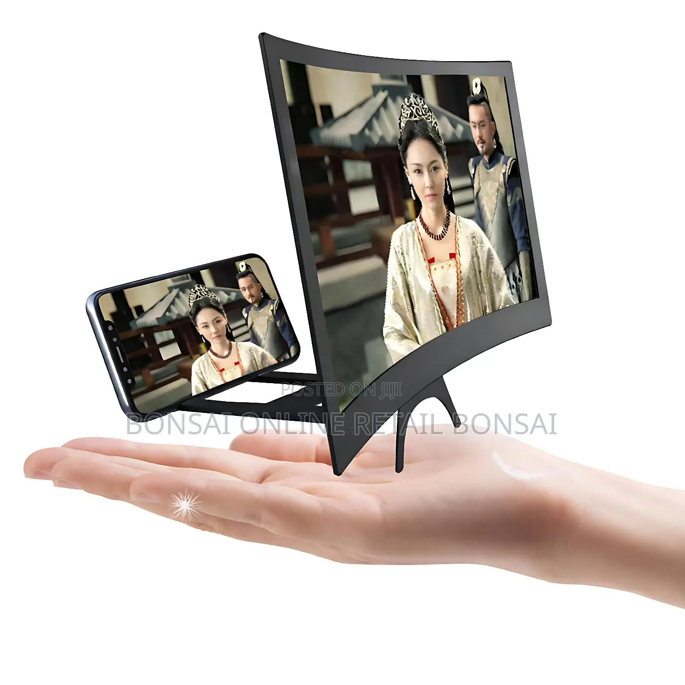 12 Inch Curved Phone Screen Magnifier Hd Mobile Video