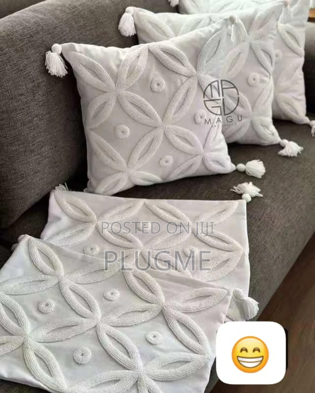 Boho Vintage Tufted Cushion Throw Pillow Cases With Tassels