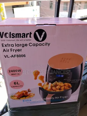 Volsmart 6l Digital Air Fryer – 2400w, Oil-Free Healthy Cooking, Large