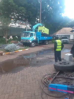 Trucks With Lifting Cranes Are Readily Available for Load Delivery