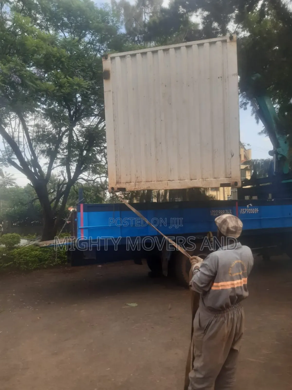 Trucks With Lifting Cranes Are Readily Available for Load Delivery