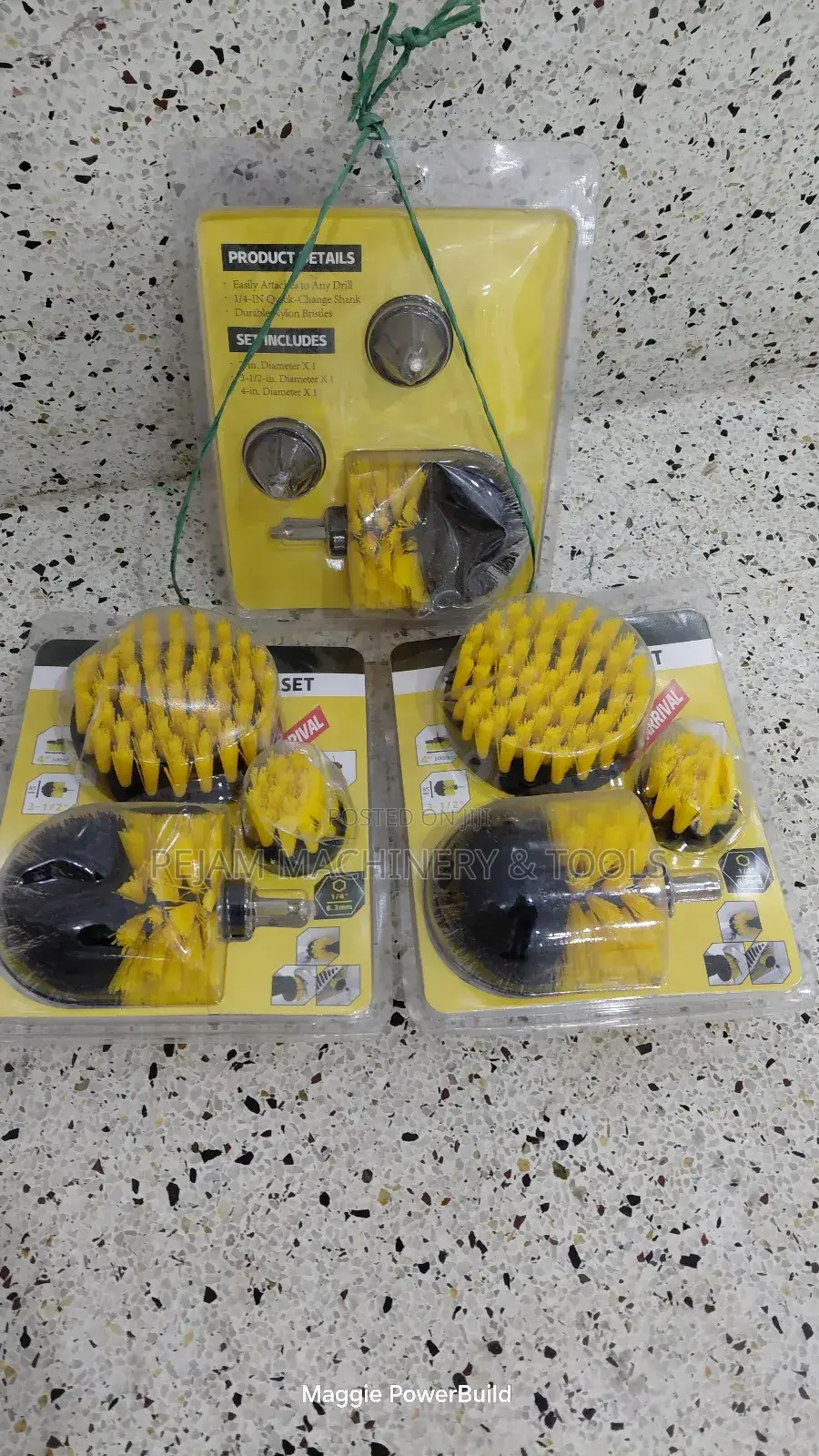 3 Drill Brush Set Kit