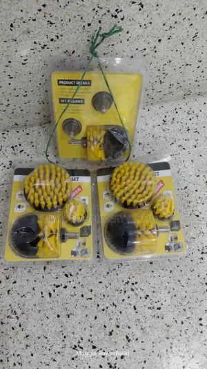 Power Scrubber Brush Set for Drill