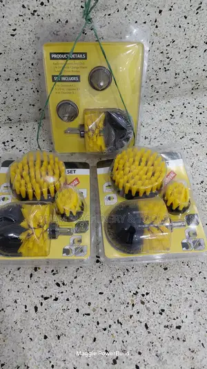 Power Scrubber Brush Set for Drill